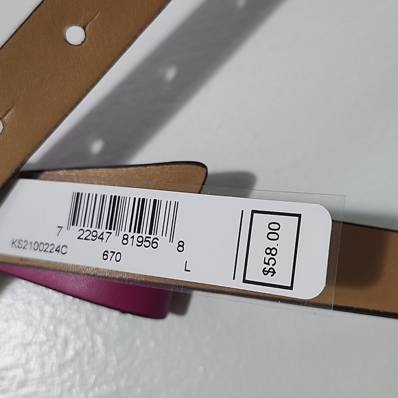 KATE SPADE Pink Belt Size Large NWT - Picture 5 of 5